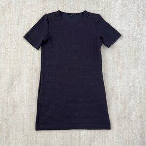 3 for $6 Theory Ovar Broxin Short Sleeve Mini Dress With Pockets S